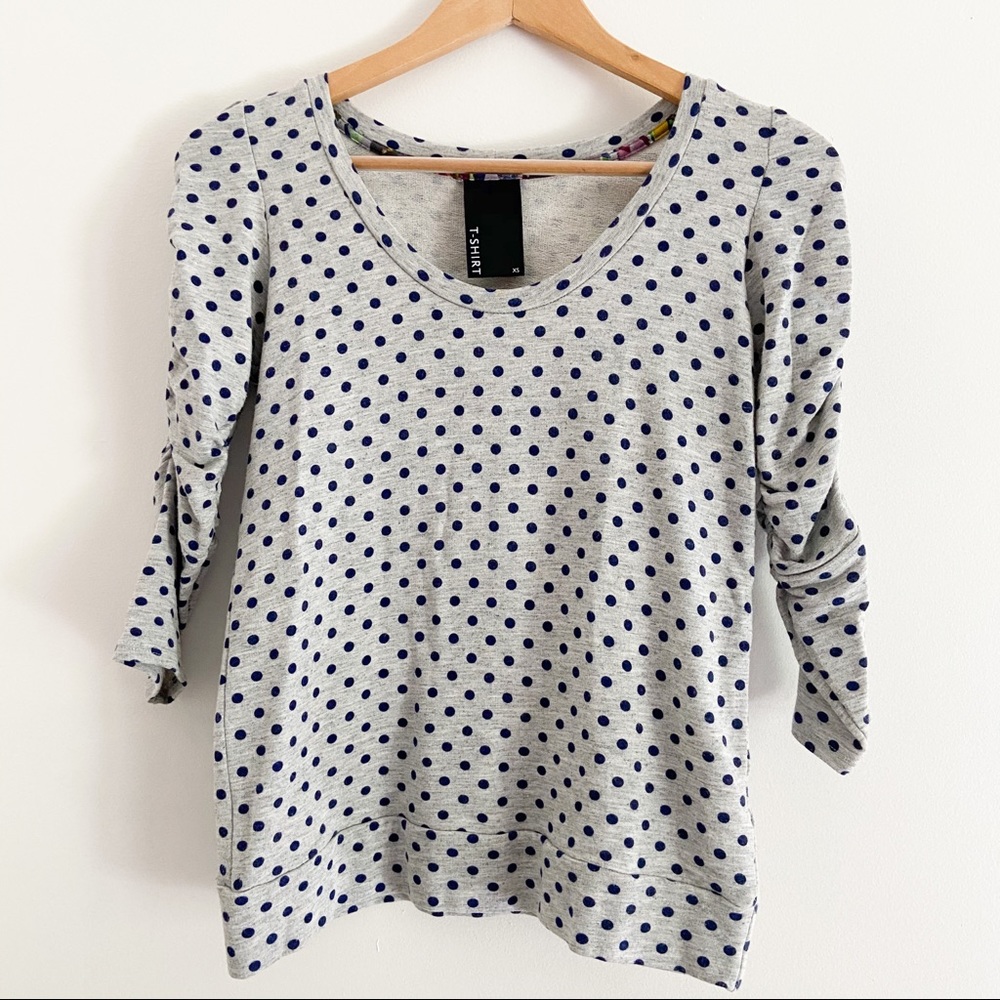 Anthropologie Dolan Polka-Dot Blouse - Picture 2 of 6